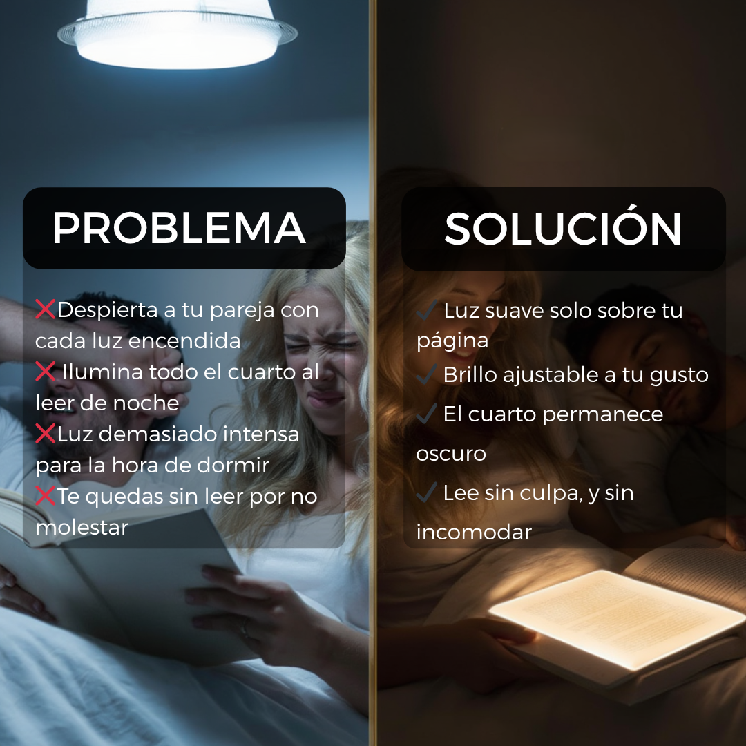 Luz Personal para Leer: Suave, Recargable y sin Molestar
